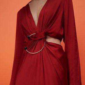 ZARA, NWT, CUT OUT DRESS LIMITED EDITION, L